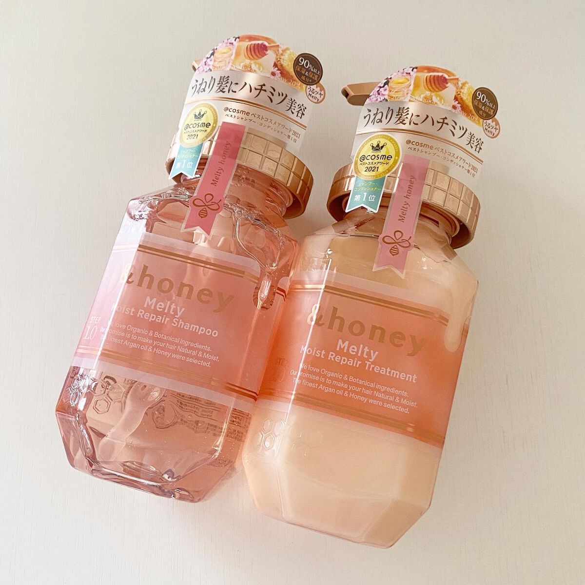 &honey Melty モイストリペア シャンプー1.0/モイストリペア ヘアトリートメント2.0/&honey/市販シャンプーを使ったクチコミ(4枚目)