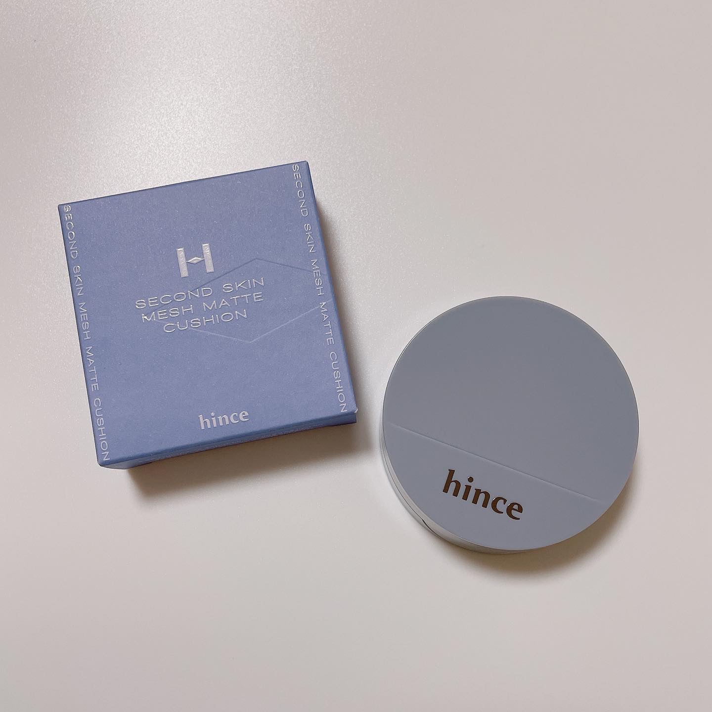セカンドスキンメッシュマットクッション 23 サンド/hince/クッションファンデーションを使ったクチコミ（1枚目）
