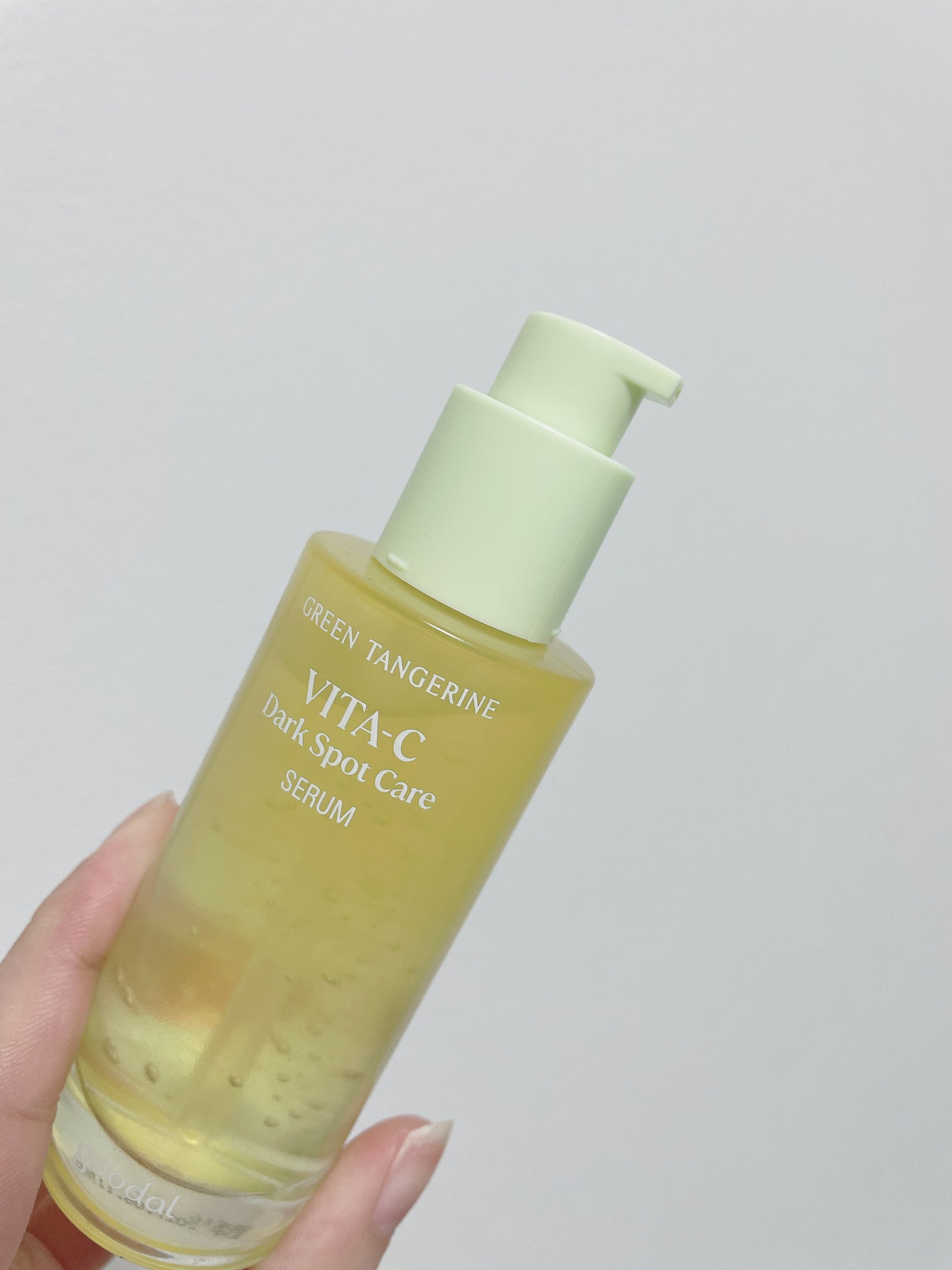 グリーンタンジェリン ビタC ダークスポットケアセラム/goodal/美容液を使ったクチコミ(2枚目)