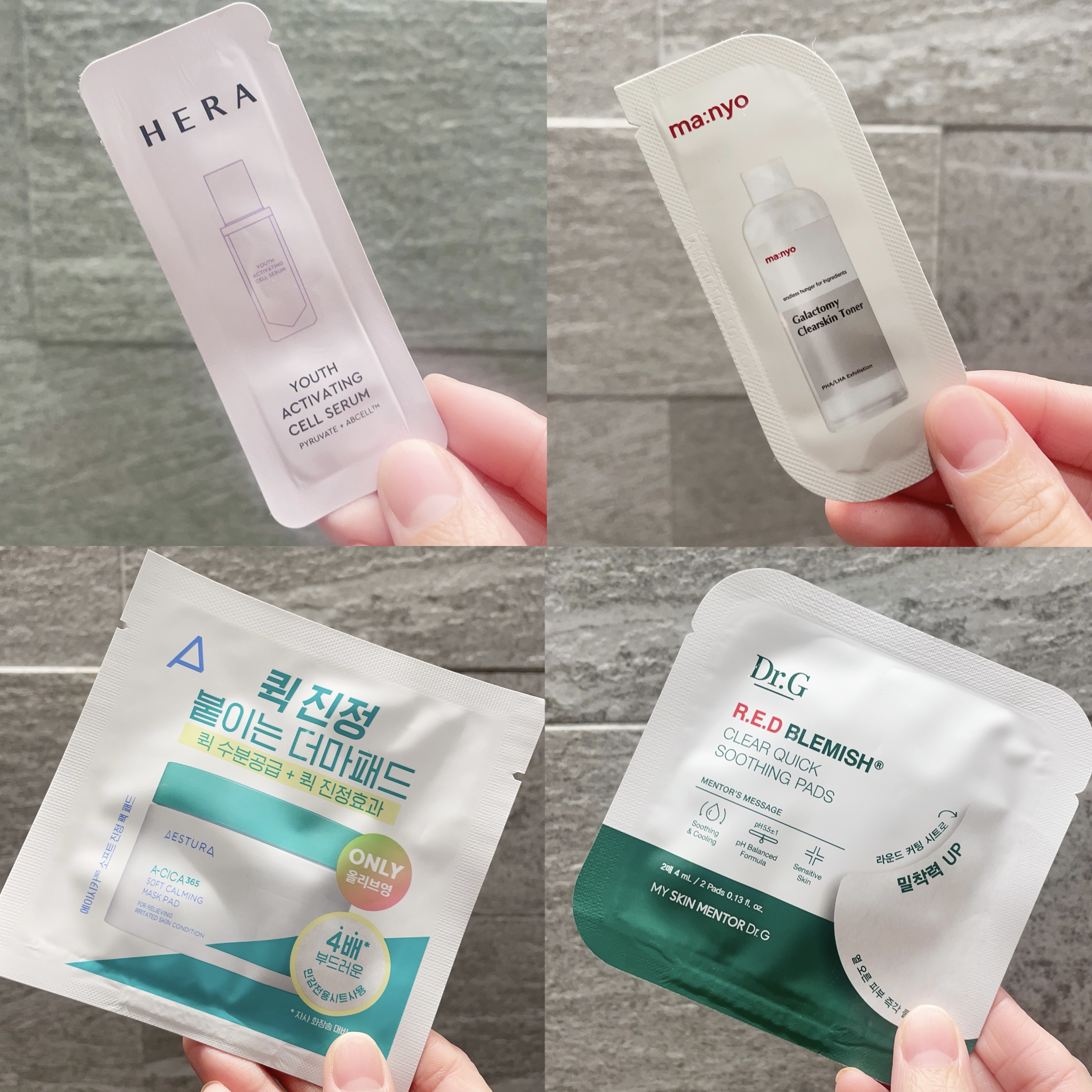 レッドブレミッシュクリアクイックスージングパック/Dr.G/拭き取り化粧水を使ったクチコミ（1枚目）