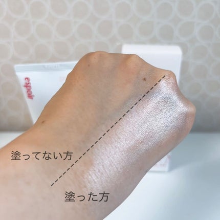 ウォータースプラッシュサンクリーム セラミド/espoir/日焼け止めクリームを使ったクチコミ(3枚目)