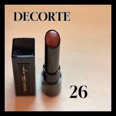 DECORTÉ
ルージュ デコルテ　26　brandy


秋らしいブラウン系リップ🤎

ティントではないので落ちるには落ちますが
乾燥しずらくさすがDECORTÉ様🤎


#decorte #コスメデ