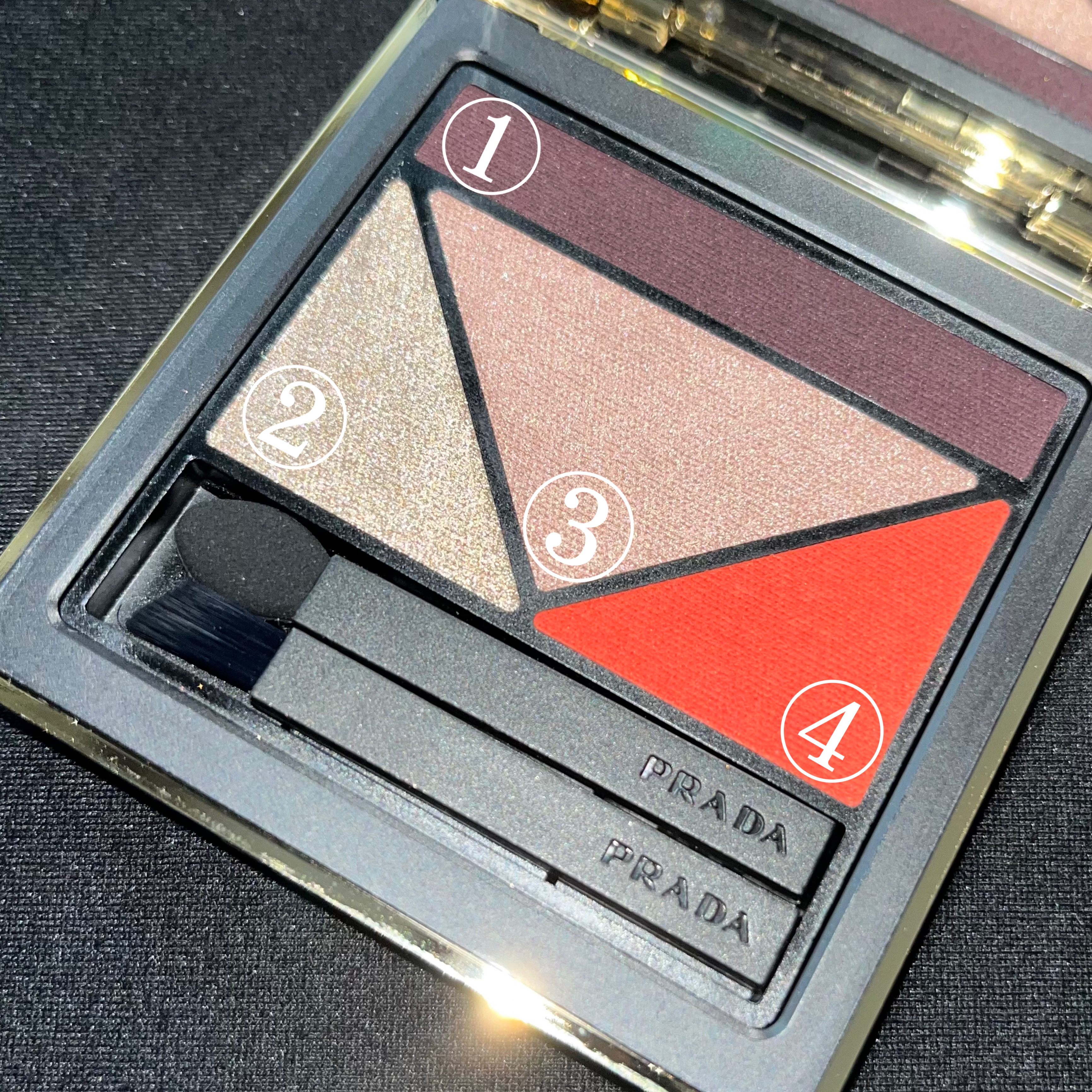 PRADAアイシャドウパレットダイメンションズマルチエフェクト03