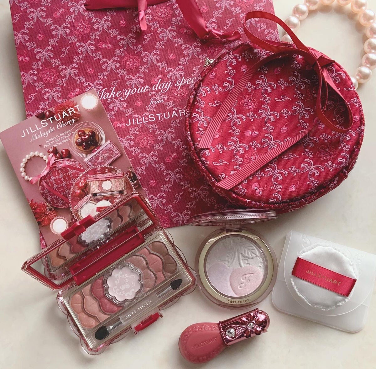 ジルスチュアート ミッドナイトチェリー コレクション/JILL STUART/メイクアップキットを使ったクチコミ(4枚目)