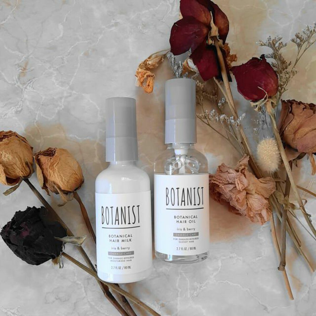 ボタニカルヘアオイル（ダメージケア）/BOTANIST/ヘアオイルを使ったクチコミ（1枚目）