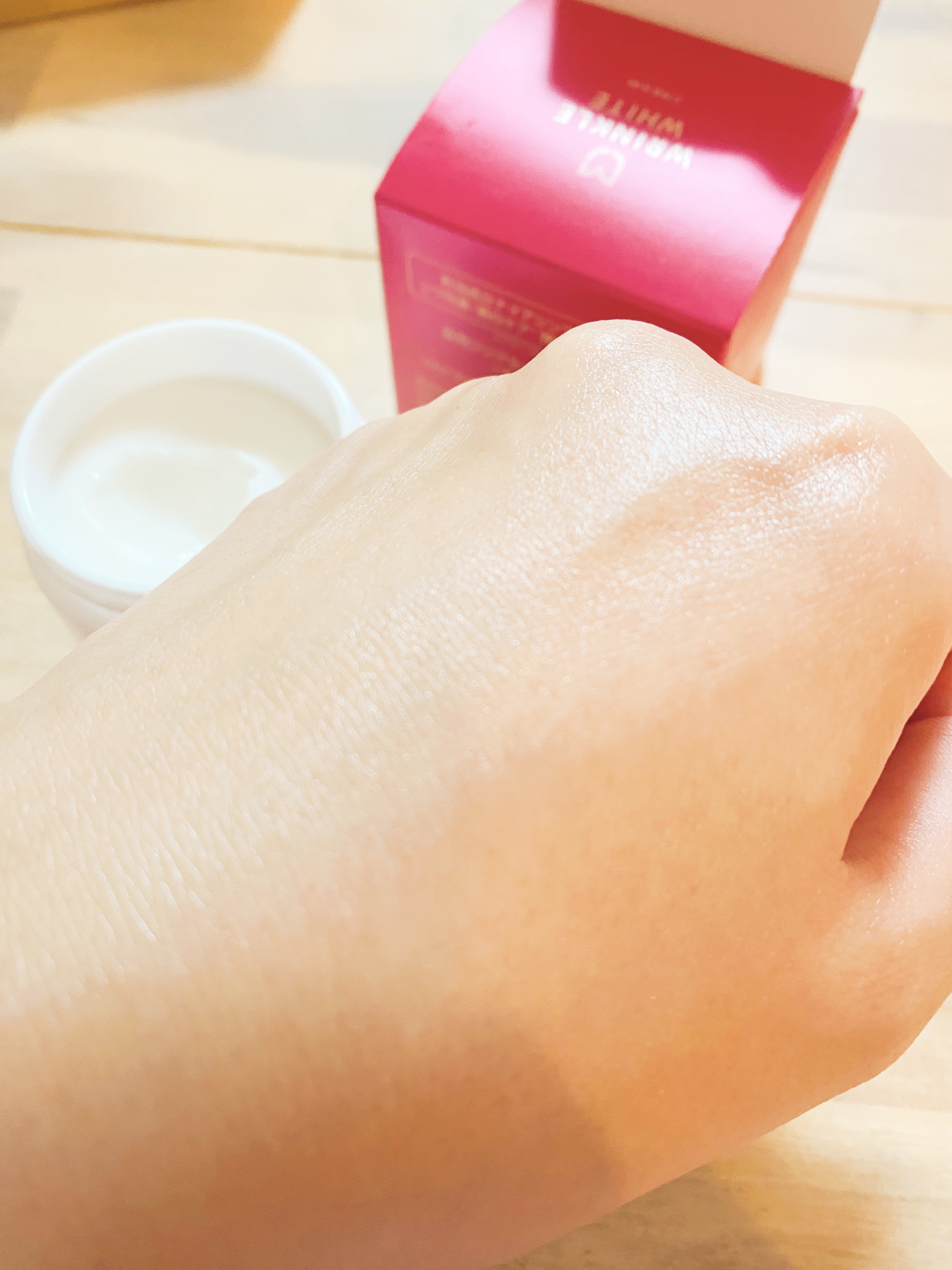 薬用リンクルホワイトクリーム/明色/フェイスクリームを使ったクチコミ（3枚目）