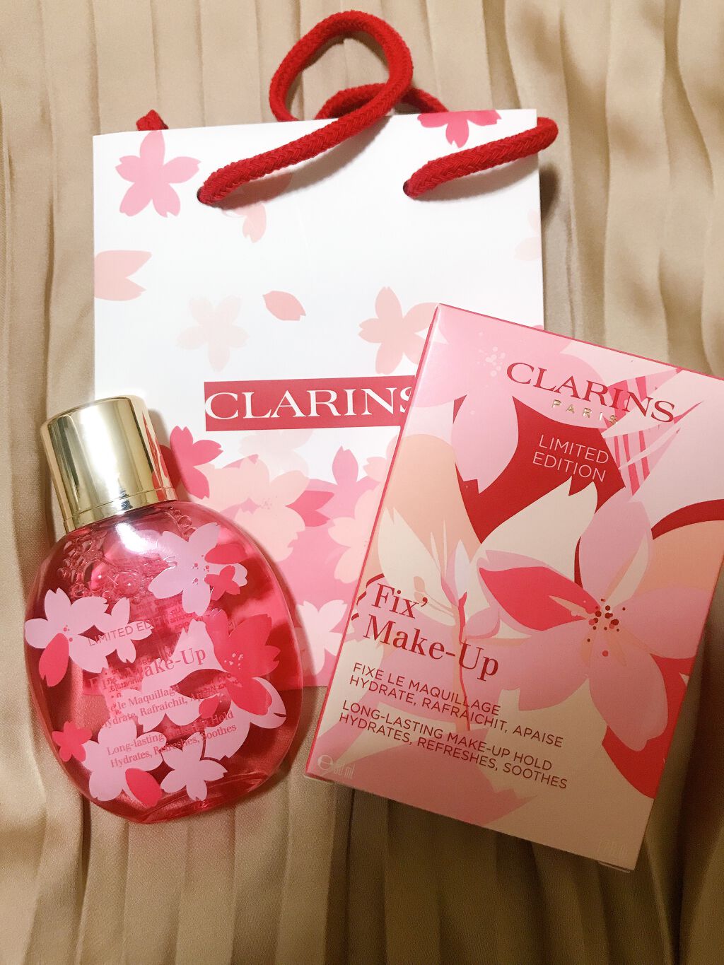 フィックス メイクアップ サクラ/CLARINS/ミスト状化粧水を使ったクチコミ（1枚目）