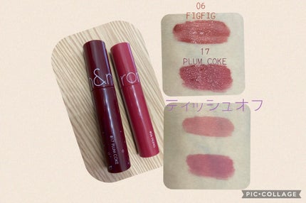 ジューシーラスティングティント/rom&nd/リップティントを使ったクチコミ(2枚目)