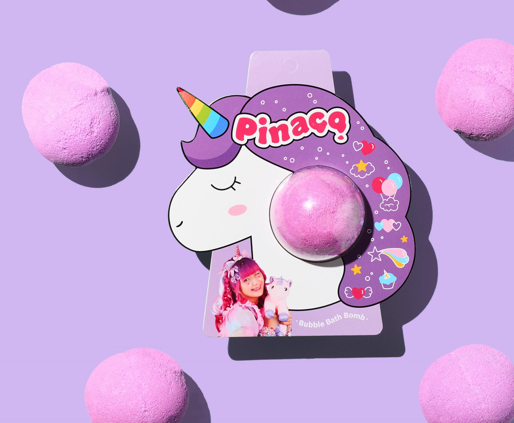 Pinaco ユニコーンのMagic キラキラバスボム