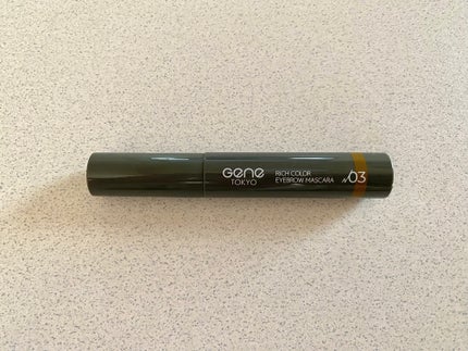 リッチカラー アイブロウマスカラ/GENE TOKYO/眉マスカラを使ったクチコミ(1枚目)