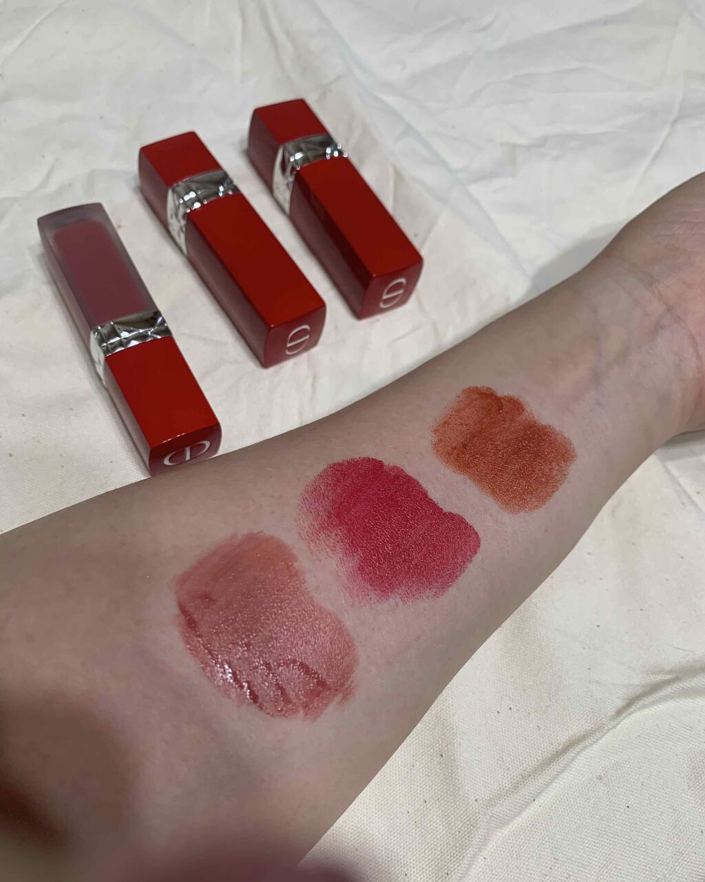 ルージュ ディオール ウルトラ リキッド 786 ローズウッド/Dior/口紅を使ったクチコミ（1枚目）