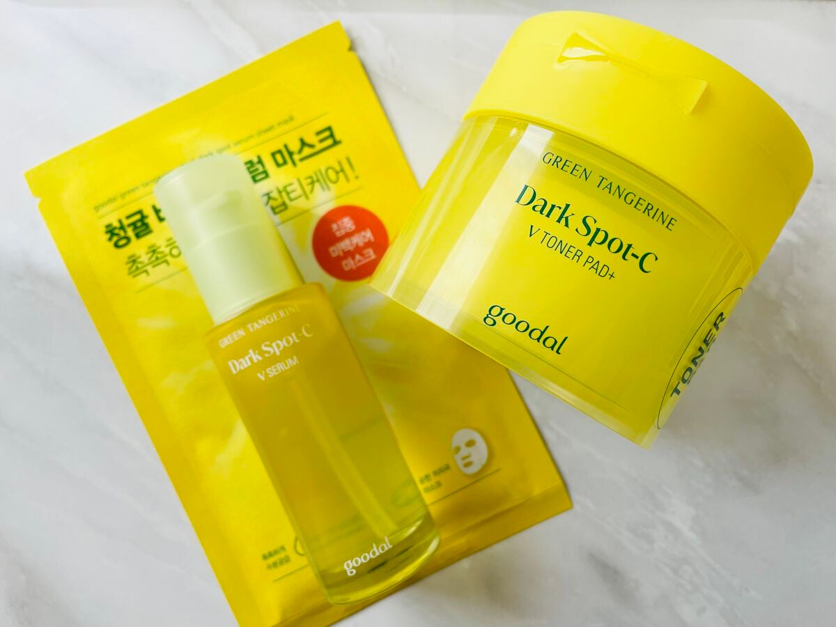 グリーンタンジェリン ビタC ダークスポットケアセラム/goodal/美容液を使ったクチコミ(1枚目)