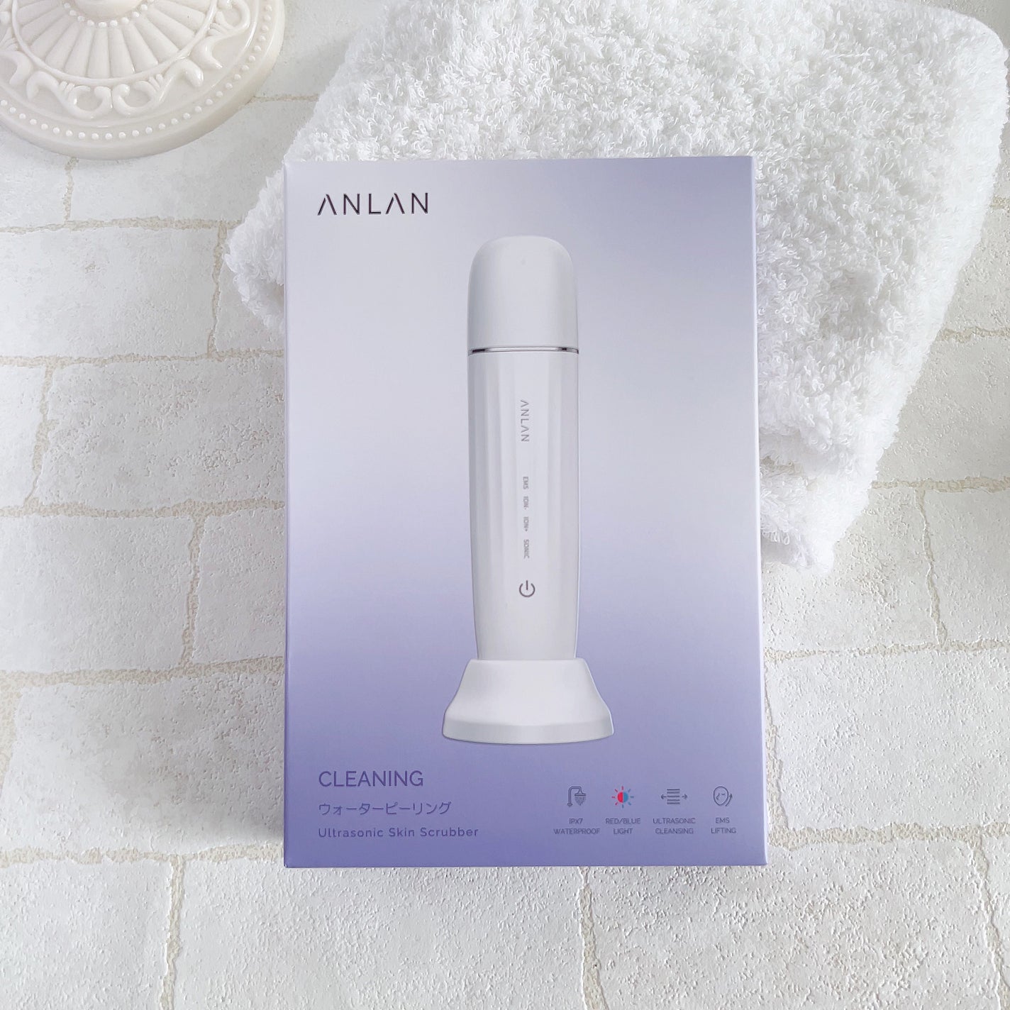 ウォーターピーリング超音波美顔器/ANLAN/美顔器・マッサージを使ったクチコミ(9枚目)