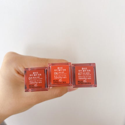 デューイ ブラー ティント 06 COZY PEACH/CLIO/リップティントの画像