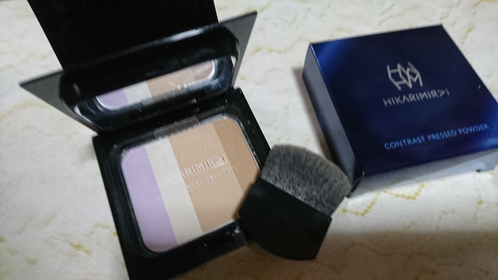 コントラスト プレスト パウダー/HIKARIMIRAI/プレストパウダーを使ったクチコミ（1枚目）