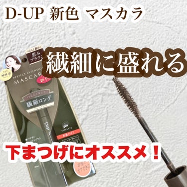 パーフェクトエクステンション マスカラ/D-UP/マスカラを使ったクチコミ（1枚目）