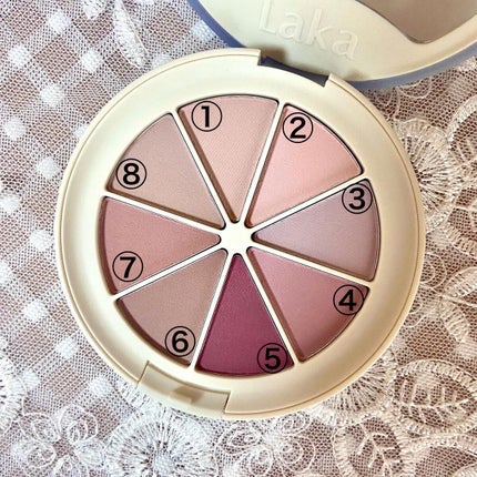 ミドルトーンアイシャドウコレクターパレット/Laka/アイシャドウパレットを使ったクチコミ(2枚目)
