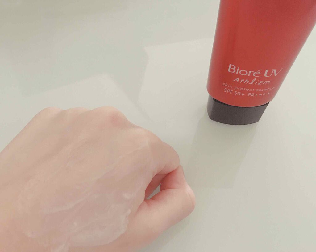 UV  アスリズム　スキンプロテクトエッセンス/ビオレ/日焼け止めローションを使ったクチコミ（3枚目）
