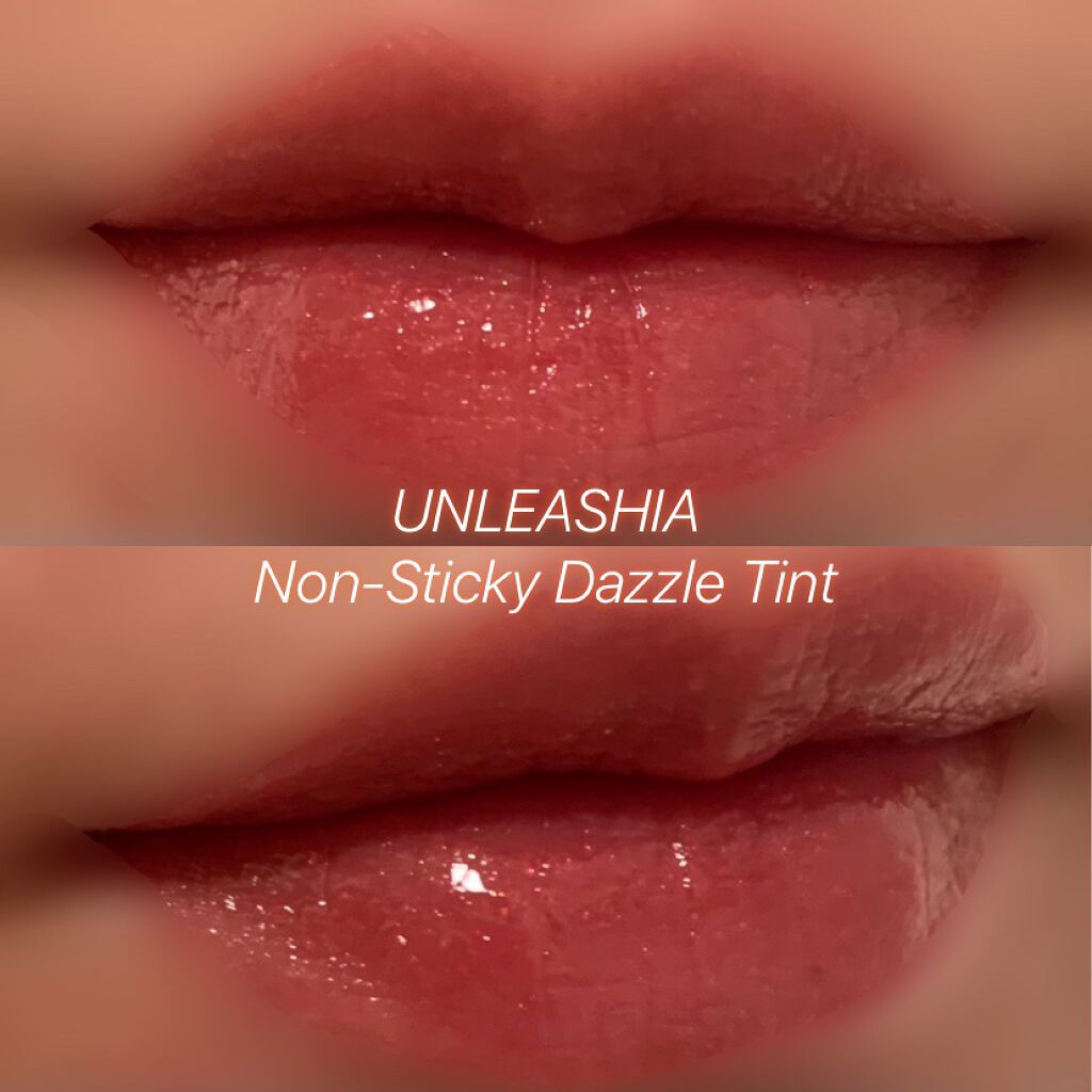 ノンスティッキーダズルティント N°5ナイスステップ【旧】/unleashia/リップティントを使ったクチコミ（2枚目）