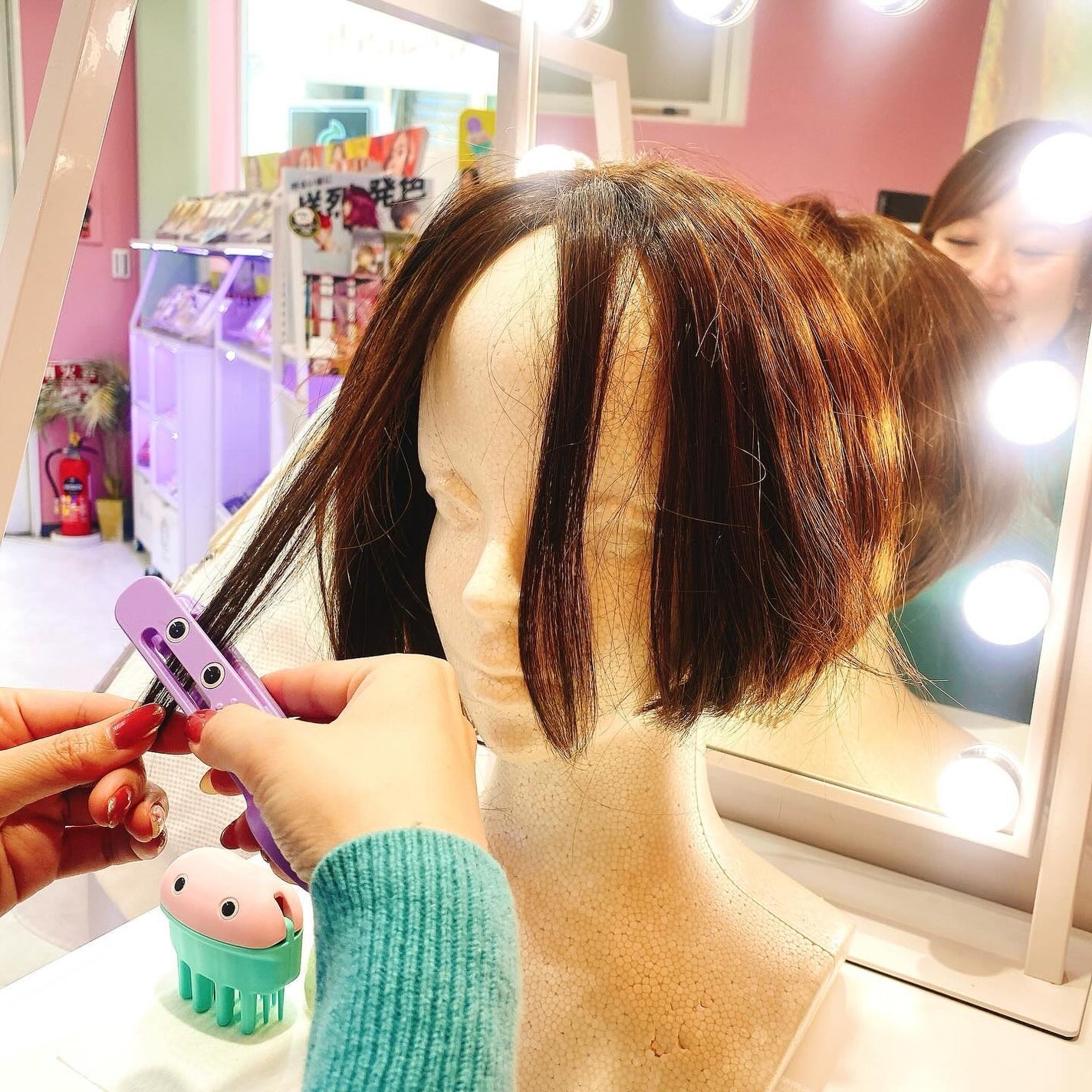 かんたんヘアカットブラシ /ヘアカットモンスター/ヘアケアグッズを使ったクチコミ(2枚目)