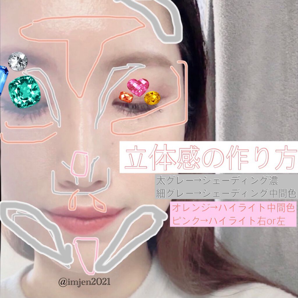 インク ブイ ハイライター/PERIPERA/パウダーハイライトを使ったクチコミ（3枚目）