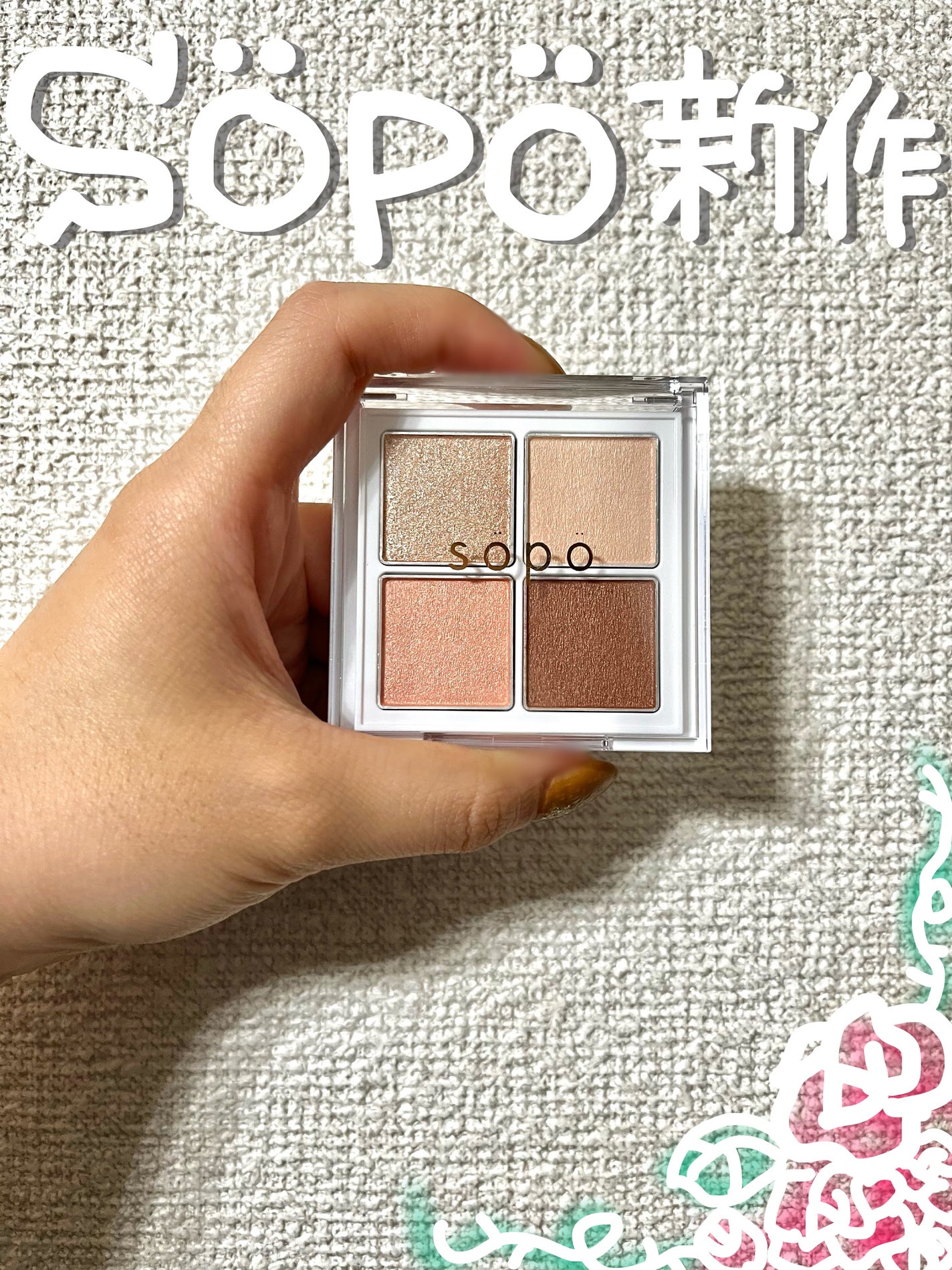 アイパレット/sopo/アイシャドウパレットを使ったクチコミ(1枚目)