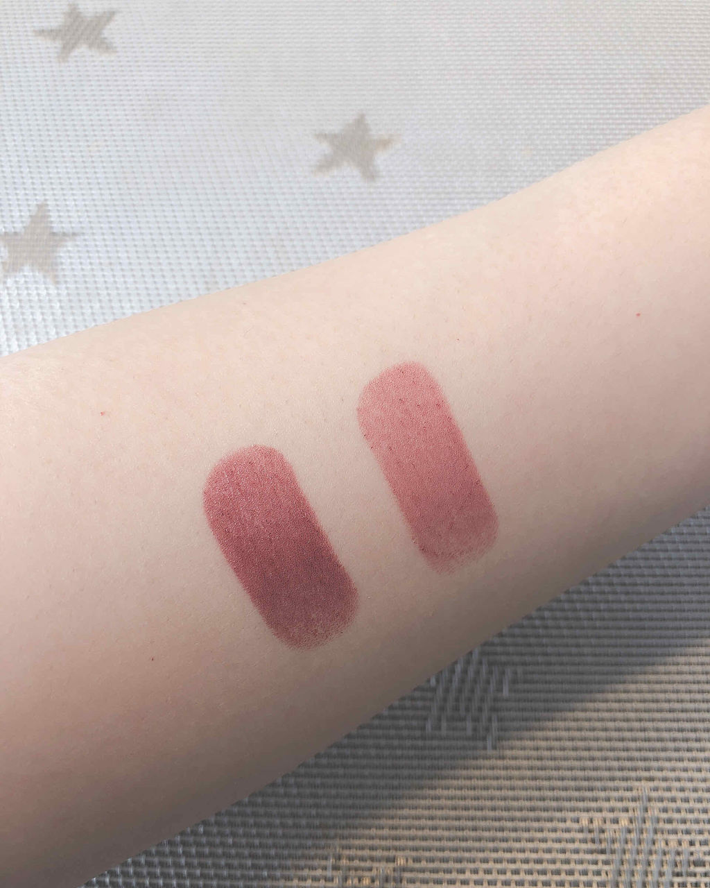 ルージュ アンリミテッド ラッカーシャイン＜2019年クリスマスコフレ限定＞/shu uemura/口紅を使ったクチコミ（3枚目）
