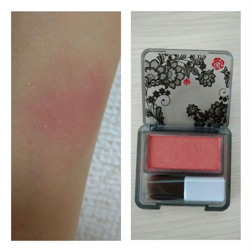 パウダー チーク/ちふれ/パウダーチークを使ったクチコミ（2枚目）