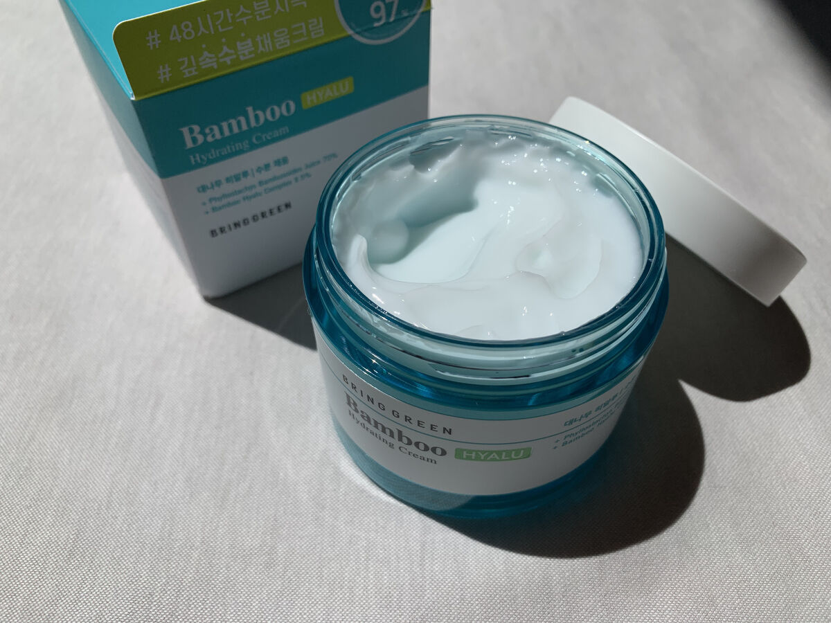 バンブーヒアル モイスチャークリーム/BRING GREEN/フェイスクリームを使ったクチコミ（2枚目）