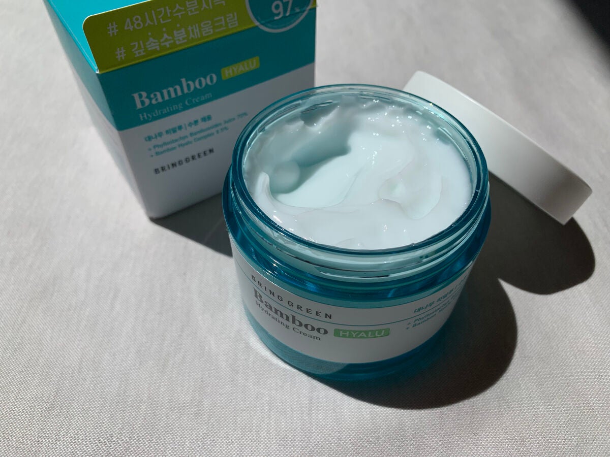 バンブーヒアル モイスチャークリーム/BRING GREEN/フェイスクリームを使ったクチコミ(2枚目)