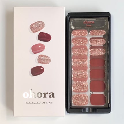 セミキュアジェルネイル(ハンド)/ohora/ネイルシールを使ったクチコミ(10枚目)