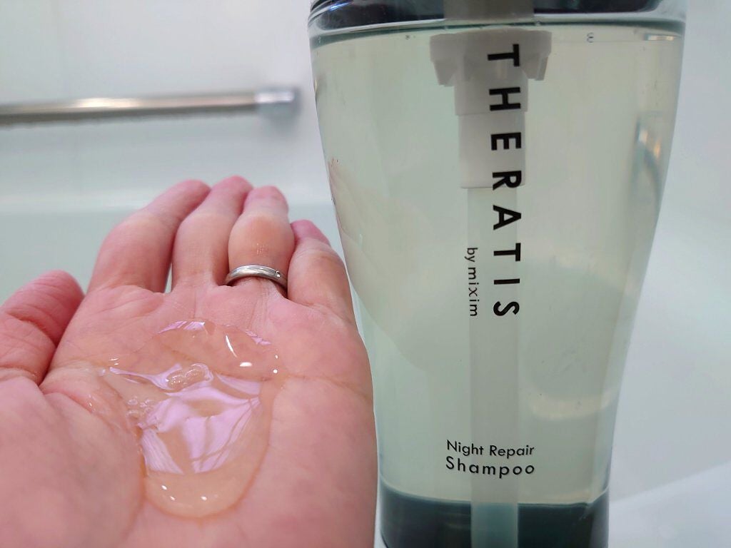 ナイトリペア シャンプー/ヘアトリートメント/THERATIS/シャンプー・コンディショナーを使ったクチコミ(2枚目)