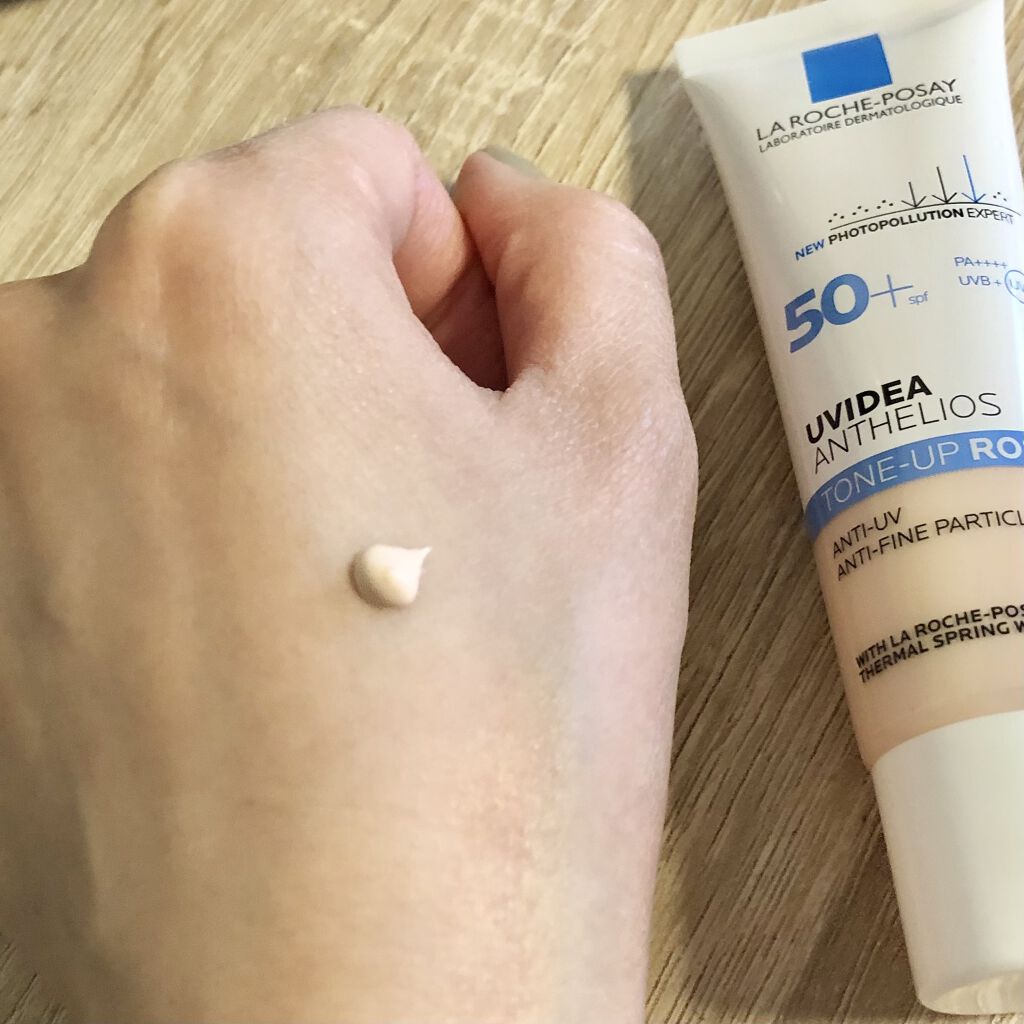 UVイデア XL プロテクショントーンアップ ローズ/ラ ロッシュ ポゼ/日焼け止めクリームを使ったクチコミ（3枚目）