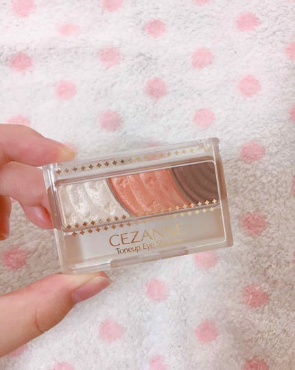トーンアップアイシャドウ/CEZANNE/アイシャドウパレットを使ったクチコミ(1枚目)