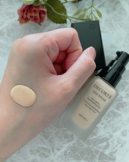 ゼン ウェア フルイド/DECORTÉ/リキッドファンデーションを使ったクチコミ(2枚目)