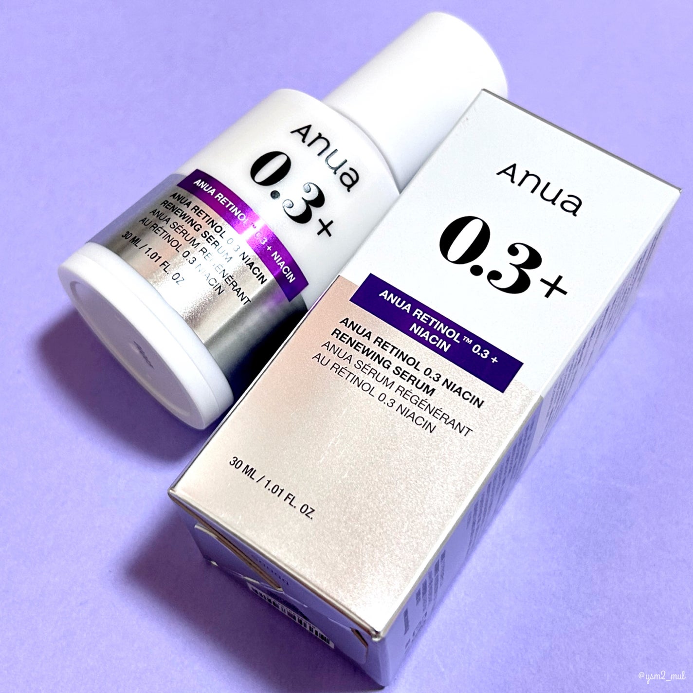 レチノール0.3 ナイアシンリニューイングセラム/Anua/美容液を使ったクチコミ(5枚目)