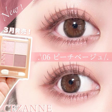 ベージュトーンアイシャドウ/CEZANNE/アイシャドウパレットを使ったクチコミ(1枚目)