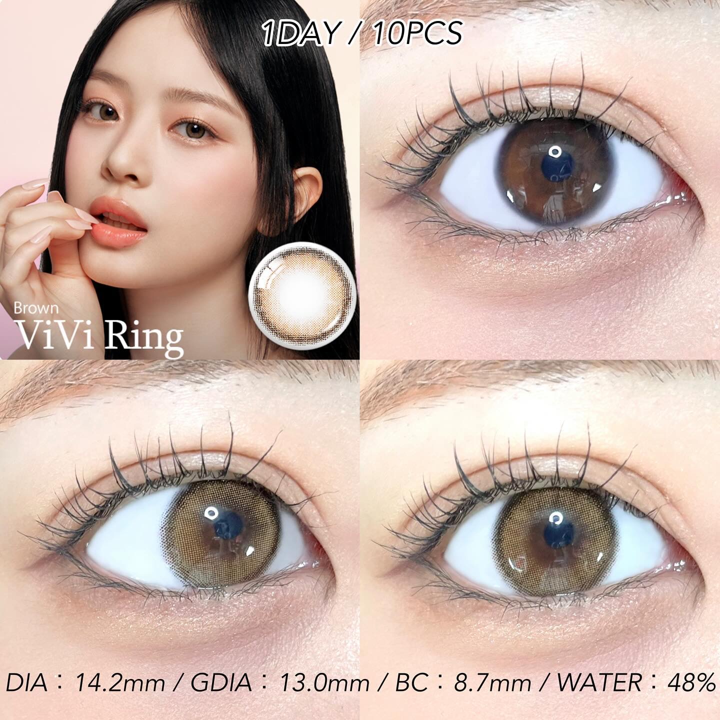 Glowy 1day/OLENS/ワンデー（１DAY）カラコンを使ったクチコミ（3枚目）