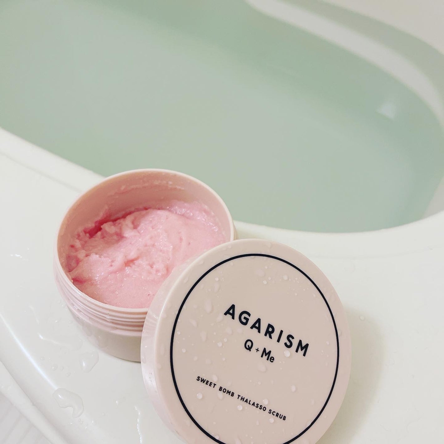 Q+Me スウィート ボム タラソ スクラブ/AGARISM/バスト・ヒップケアを使ったクチコミ(8枚目)
