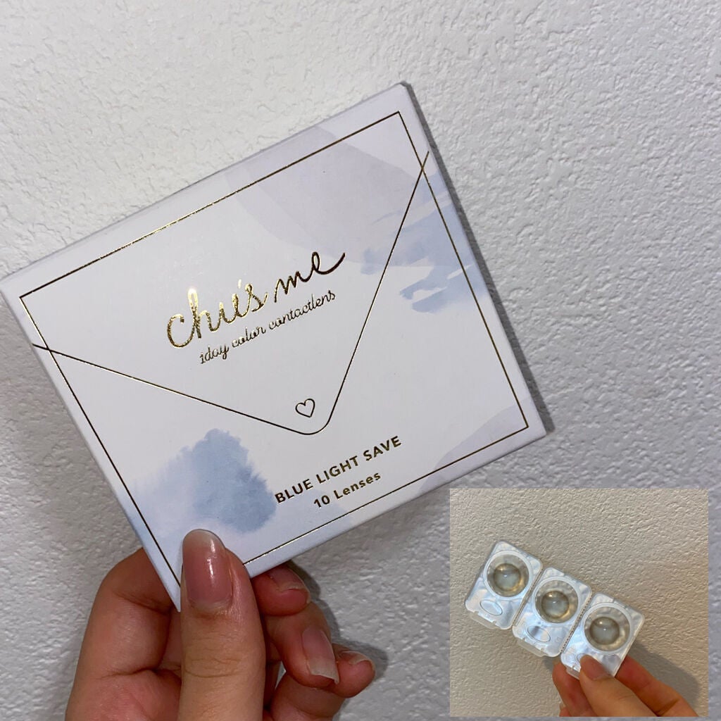 Chu's me 1day/Chu's me/ワンデー(1DAY)カラコンを使ったクチコミ(3枚目)