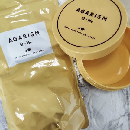 Q+Me スウィートボムタラソスクラブレモンティーの香り/AGARISM/バスト・ヒップケアを使ったクチコミ(1枚目)