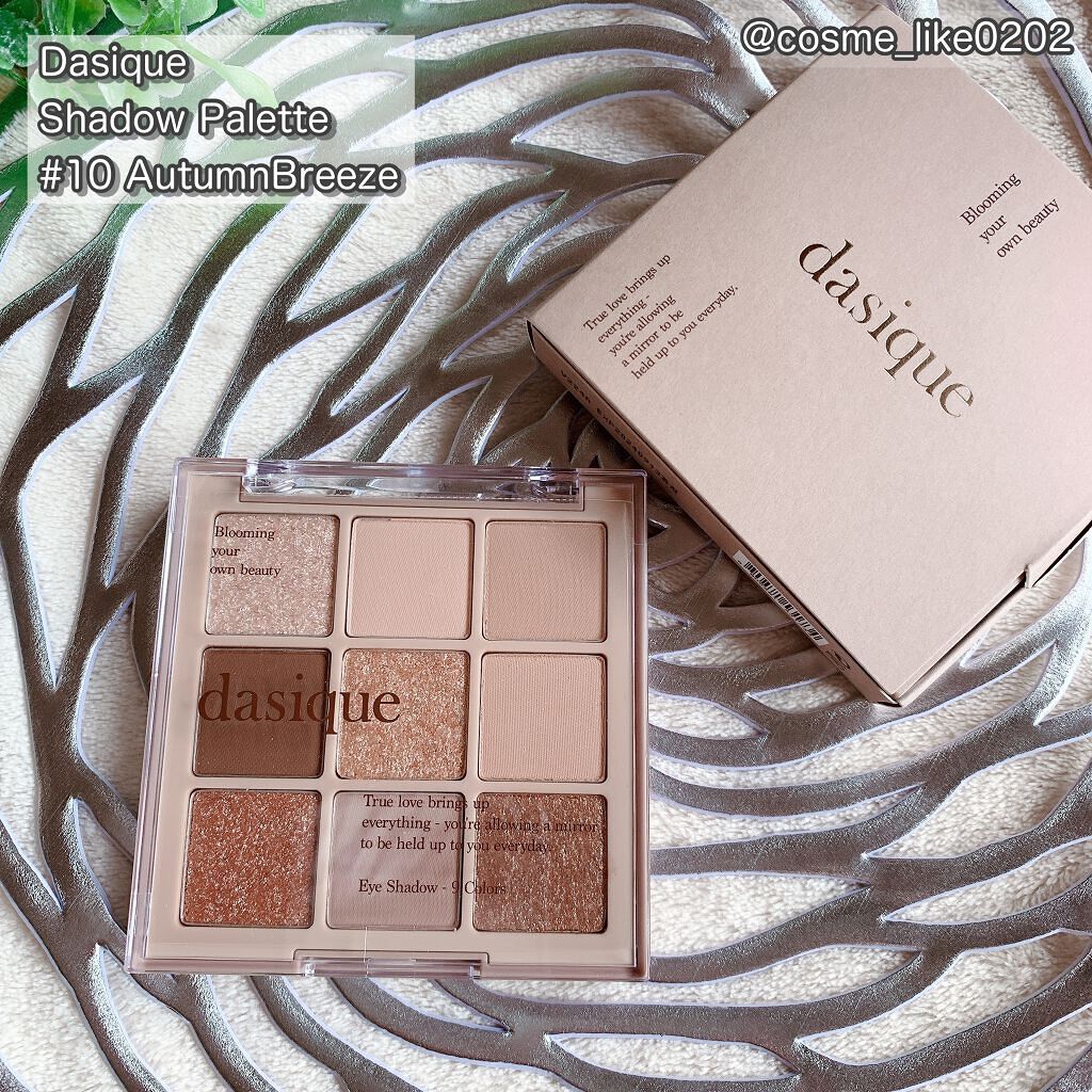 シャドウパレット/dasique/アイシャドウパレットを使ったクチコミ(2枚目)