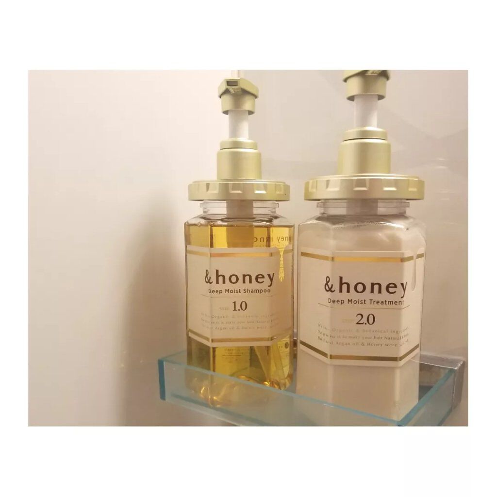 ディープモイスト シャンプー1.0/ヘアトリートメント2.0/&honey/市販シャンプーを使ったクチコミ(1枚目)