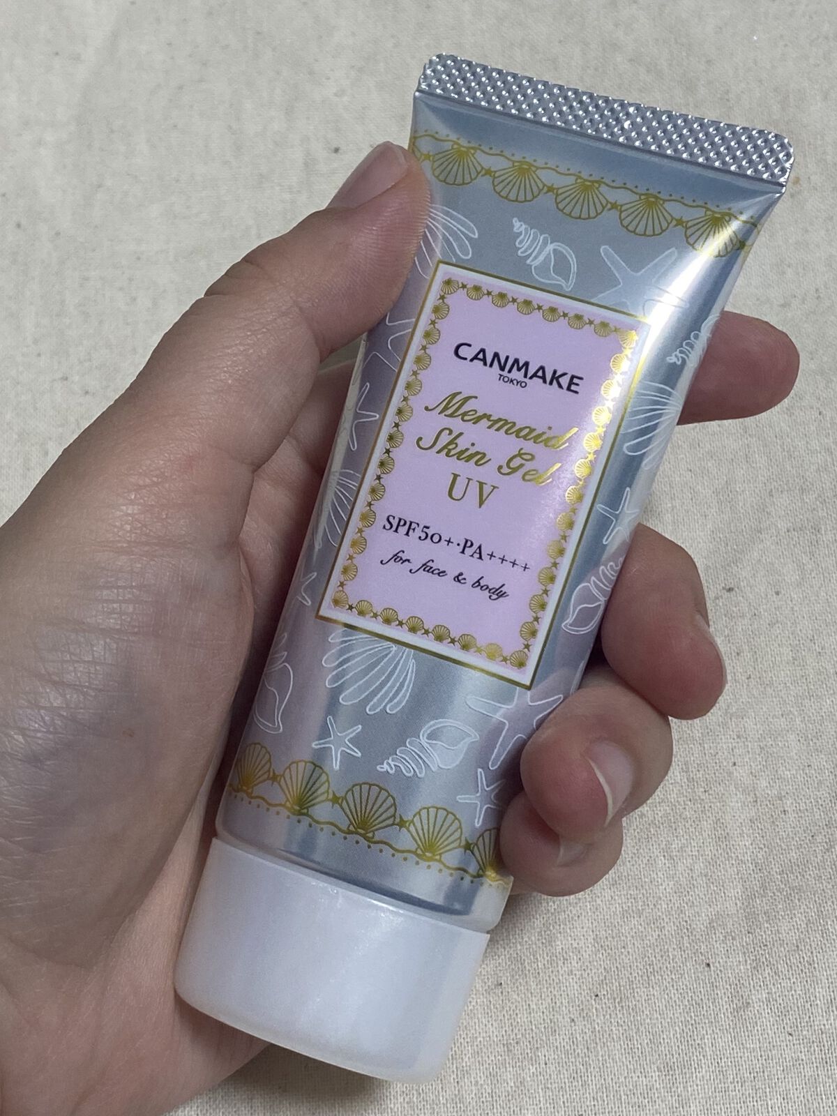 マーメイドスキンジェルUV/キャンメイク/日焼け止めジェルを使ったクチコミ（2枚目）