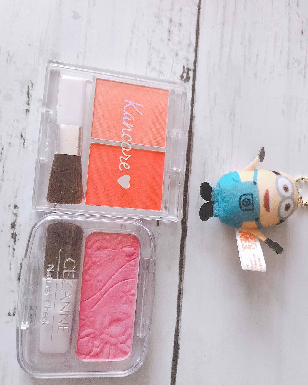 カンコレ チーク/DAISO/パウダーチークを使ったクチコミ（2枚目）