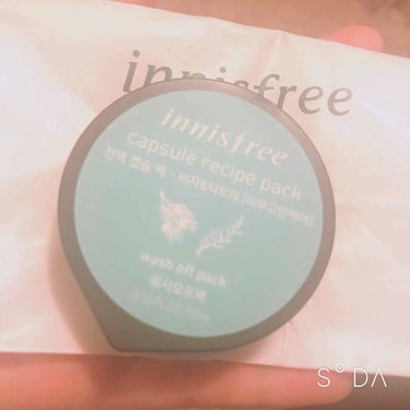 カプセルレシピパック B&T/innisfree/洗い流すパック・マスクを使ったクチコミ（1枚目）