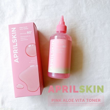 ピンクアロエビタトナー/APRILSKIN/化粧水を使ったクチコミ(1枚目)