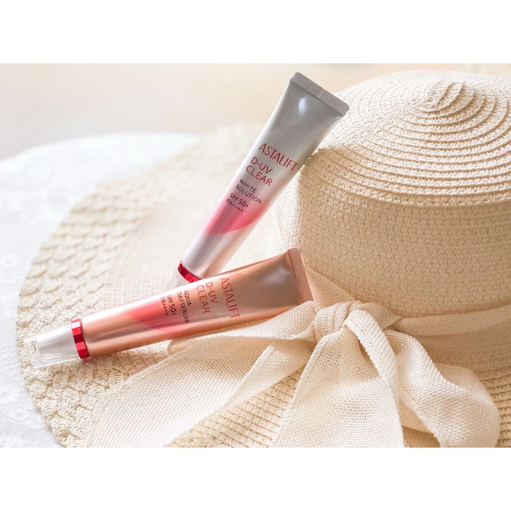 D-UVクリア ホワイトソリューション/アスタリフト/日焼け止めクリームを使ったクチコミ（1枚目）