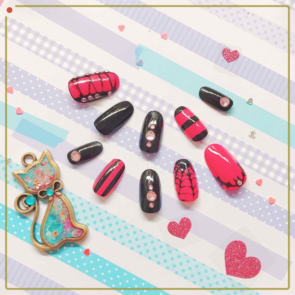 AT濃密グラマラス/セリア/マニキュアを使ったクチコミ(3枚目)