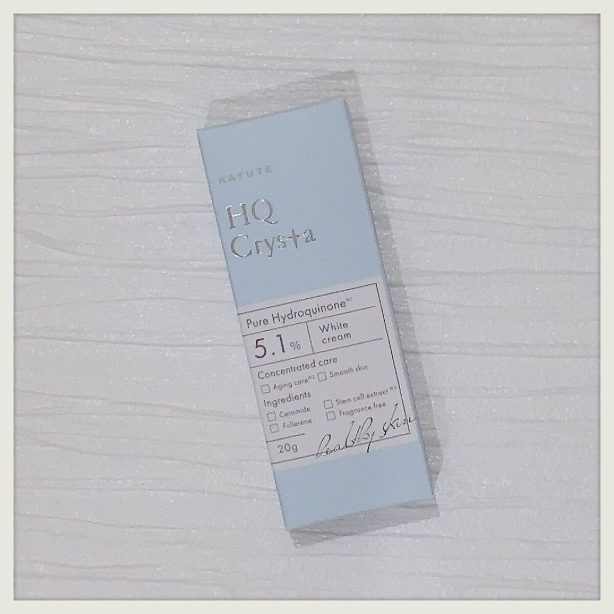 HQ Crysta/KAYUTE/フェイスクリームを使ったクチコミ（2枚目）